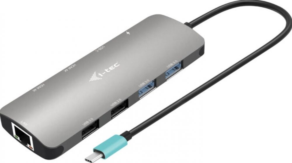 i-tec USB-C Metal Nano 2x Display Docking Station + Power Delivery 100 W - Dockingstation