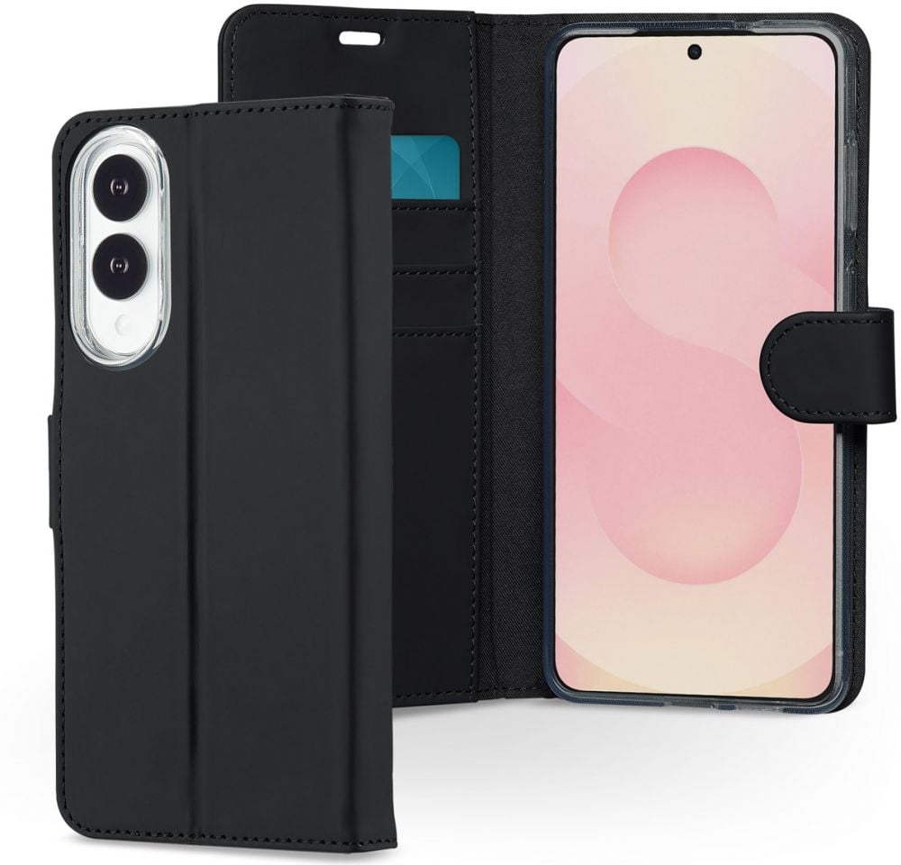 <p>Een strakke uitstraling en ook nog eens praktische voordelen? Deze Wallet Softcase Booktype van Accezz heeft het allemaal! De hoes is gemaakt van