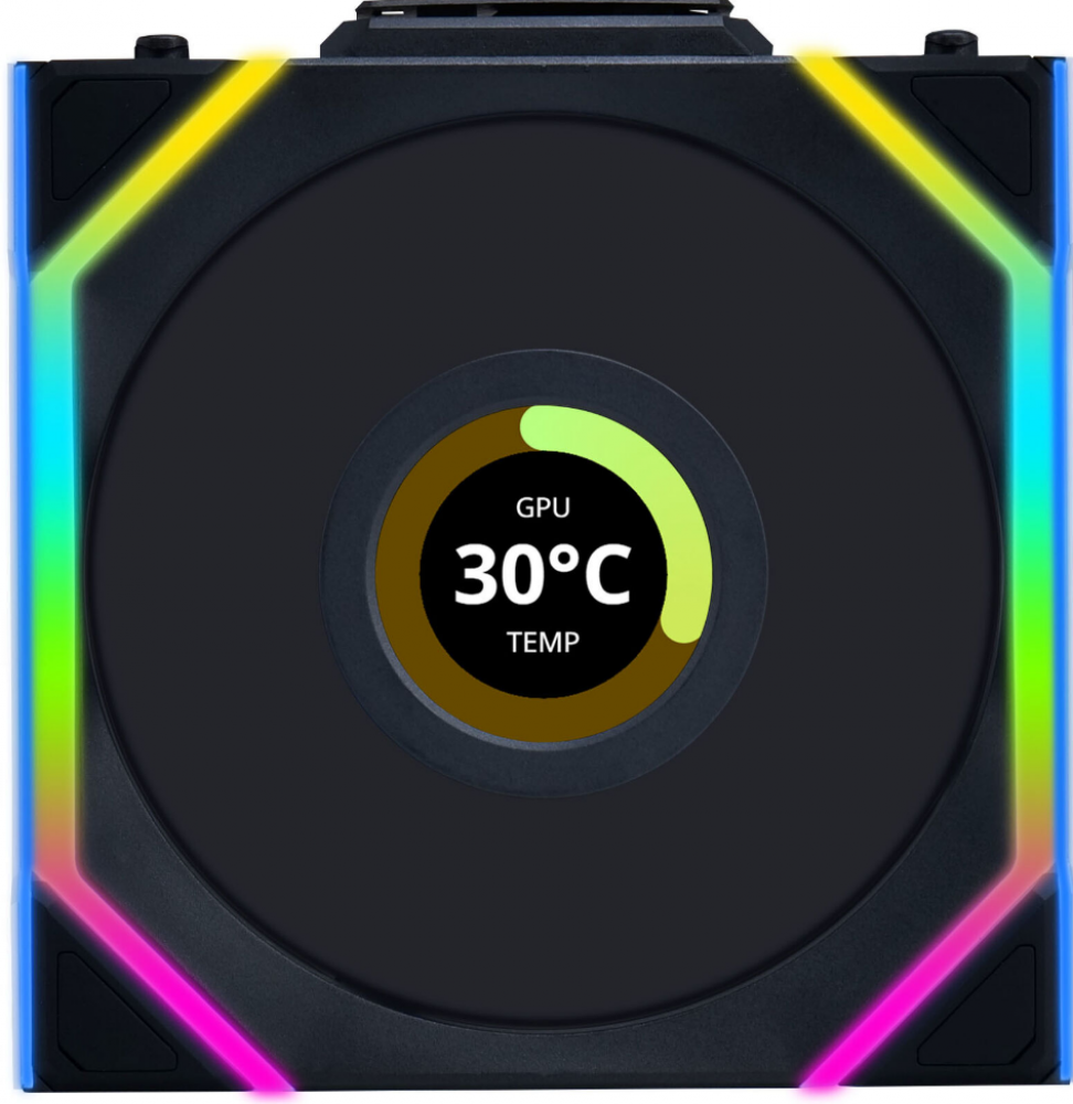 Lian Li Uni Fan SL Wireless LCD 120 ARGB Black