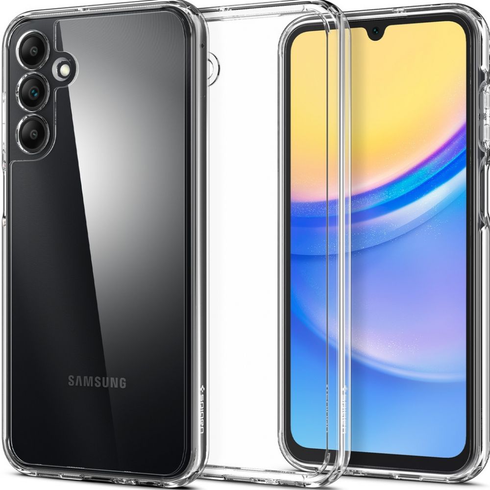 <p>Met de Spigen Ultra Hybrid Backcover bescherm je jouw smartphone zonder af te doen aan het design. Het hoesje bestaat uit een harde transparante