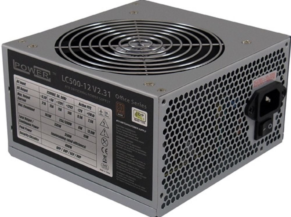 LC Power Office Series LC500-12 V2.31 - Voeding