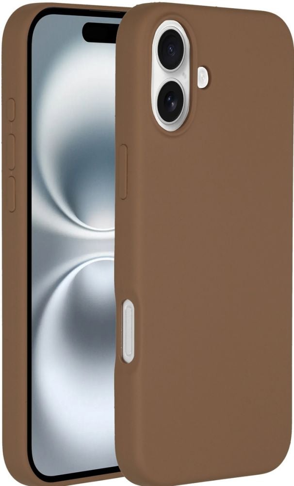 ACCEZZ Accezz Liquid Silicone Backcover met MagSafe iPhone 16 Plus - Light Brown