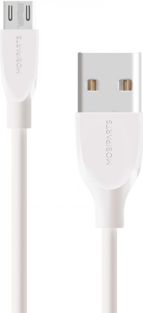 Mobiparts Micro USB to USB Cable 2A 50 cm White