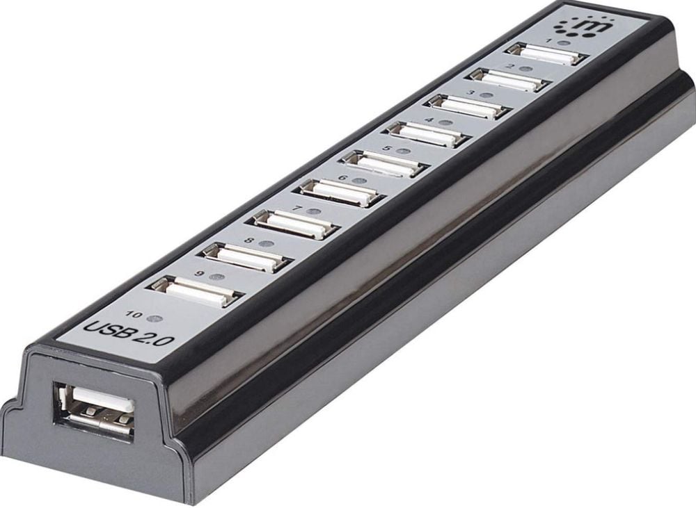 Hi-Speed USB Desktop Hub Black