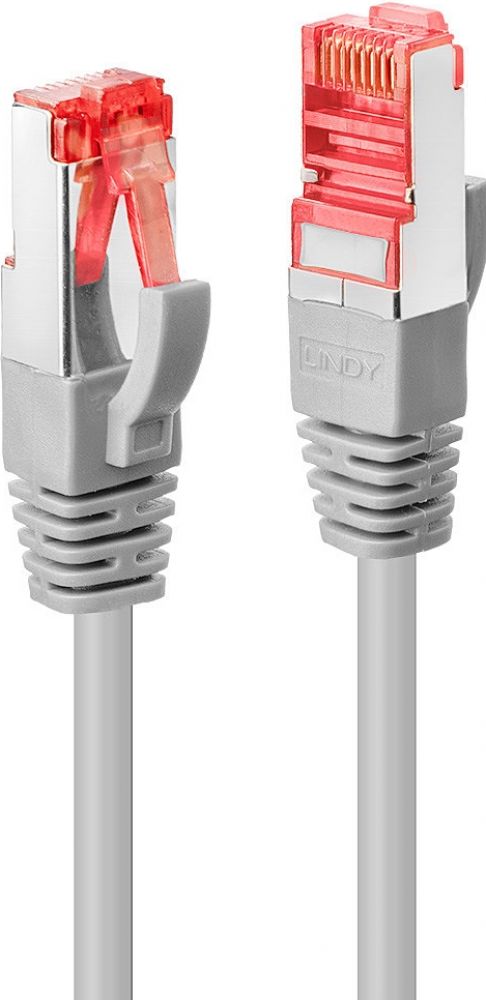 Lindy CAT6 S/FTP Snagless Gigabit Network Cable. Grey