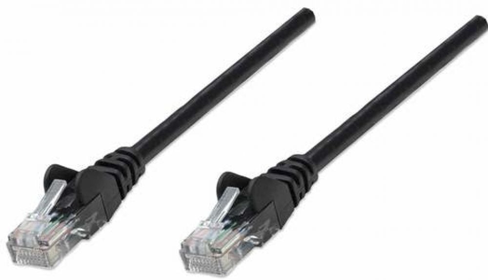 Intellinet Patchkabel RJ45 U/UTP Cat5e 10m Hebelschutz zwart