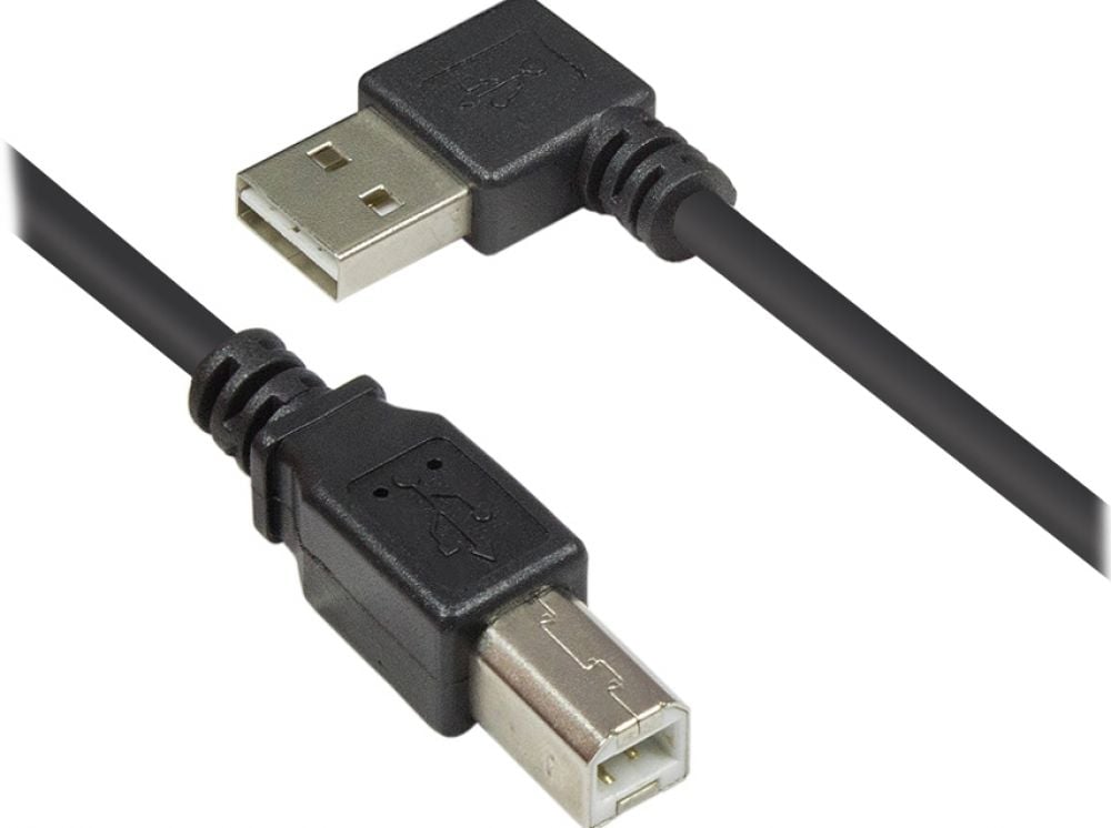 Good Connections USB2.0 Kabel EASY A gew.-B zwart. 0,5m