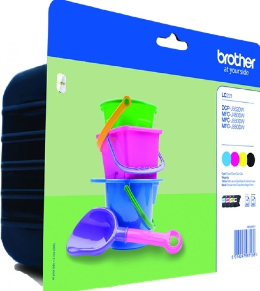 Brother LC221 Value Pack - 4