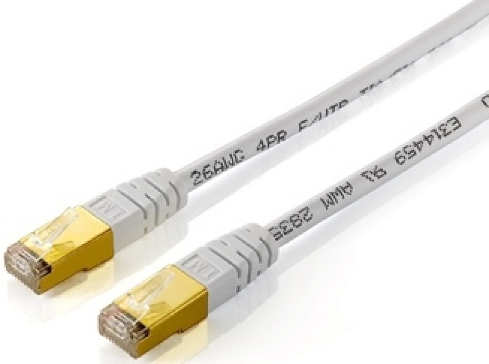 Equip Patchkabel RJ45 F/UTP Cat5e 10.00m wit (FTP) Blister
