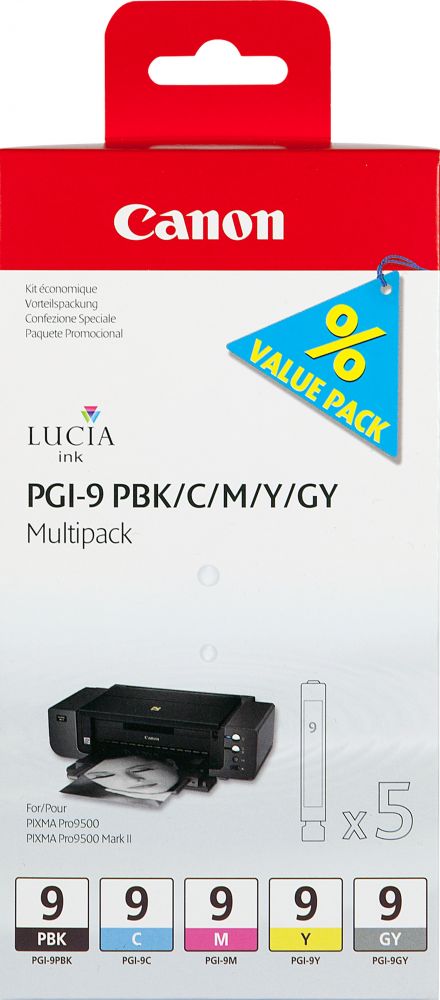 Canon PGI-9 PBKCMYGY Multi-Pack - 5