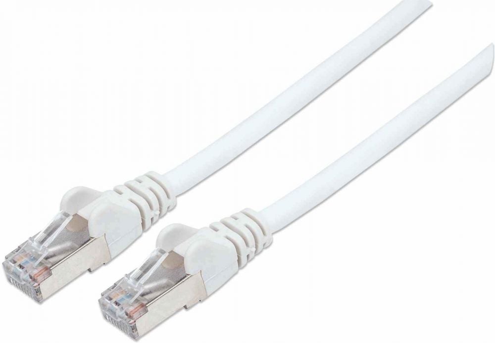 Intellinet Patchkabel Cat6a-stekker/Cat7-Rohkabel 2m wit