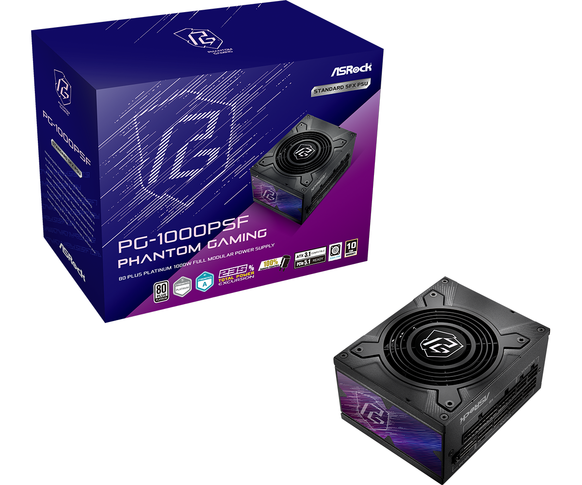 ASRock Phantom Gaming PG-1000PSF - Voeding