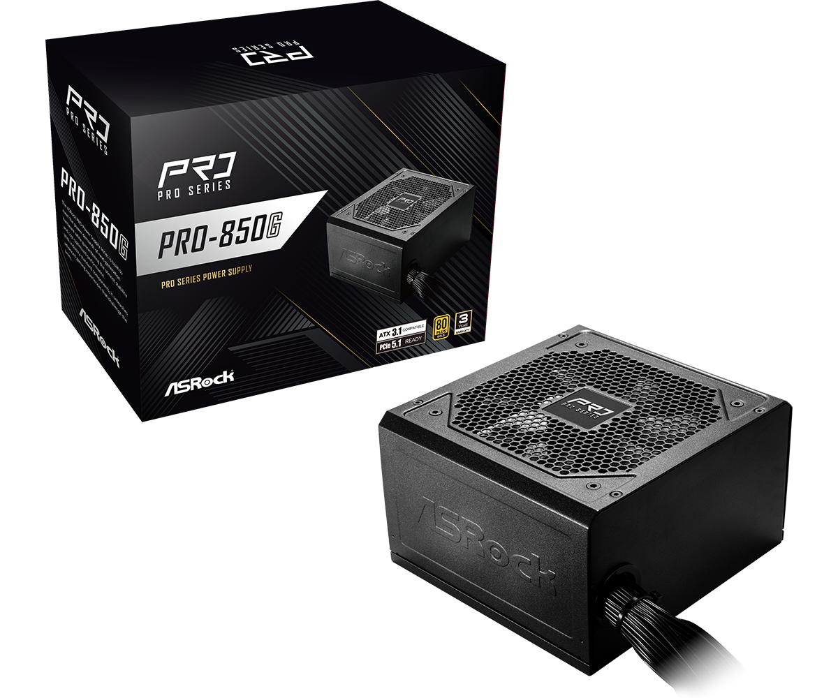 Asrock PRO-850G - Voeding