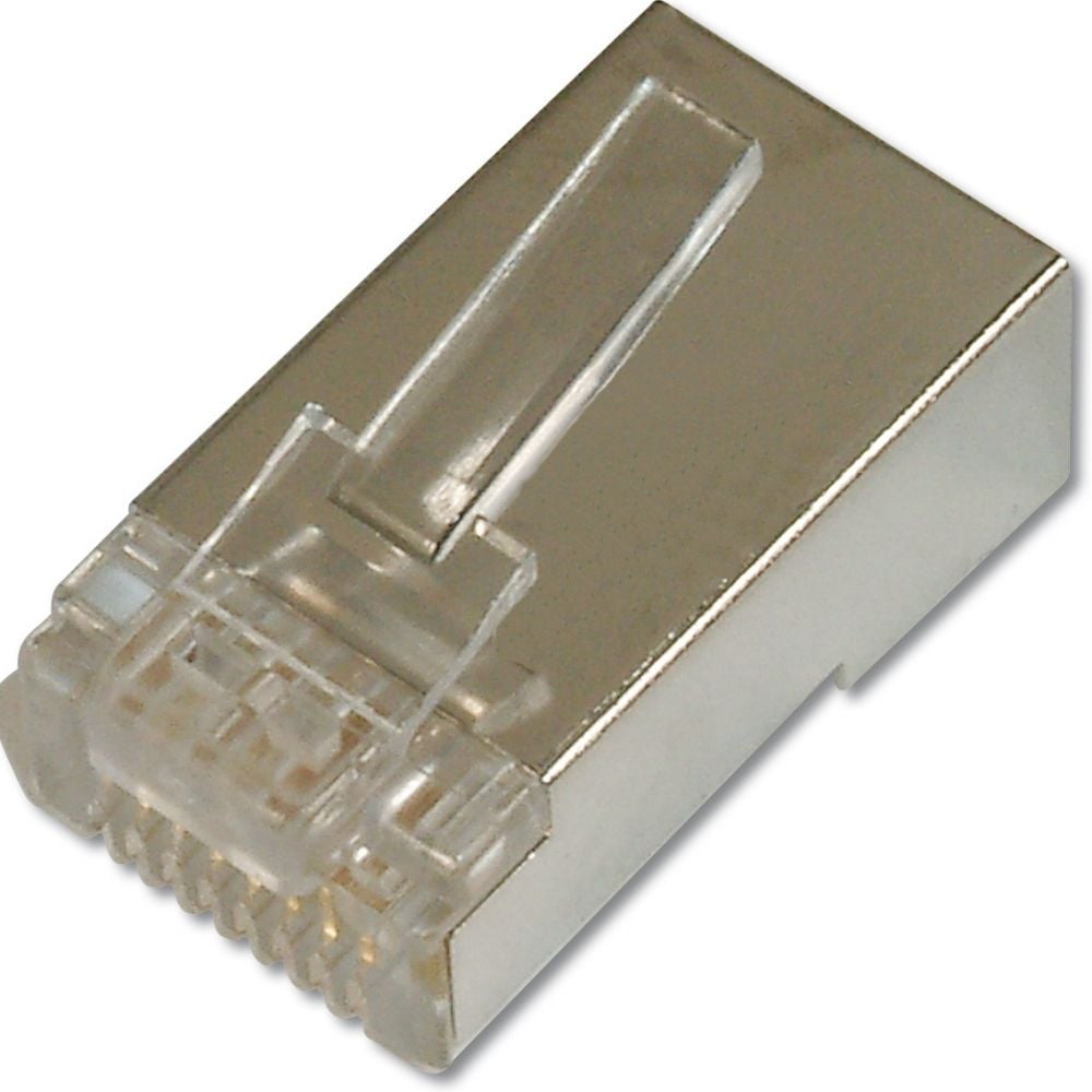 DIGITUS CAT 6A Modularstecker für Rundkabel geschirmt 100Stk