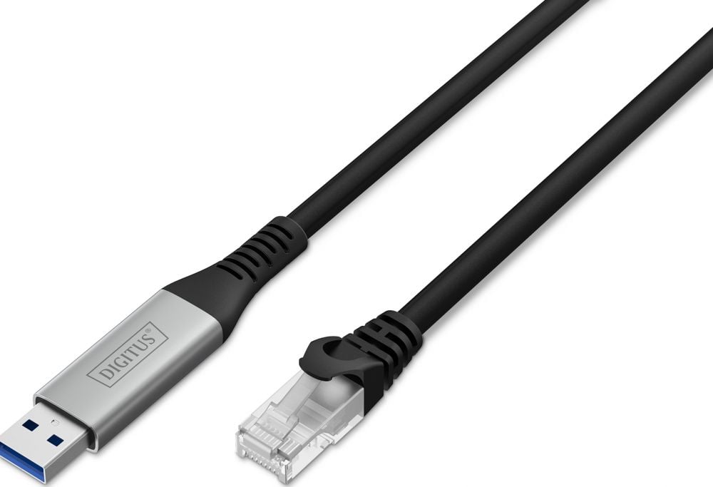DIGITUS USB 3.2.RJ45 Ethernet Kabel 2 m