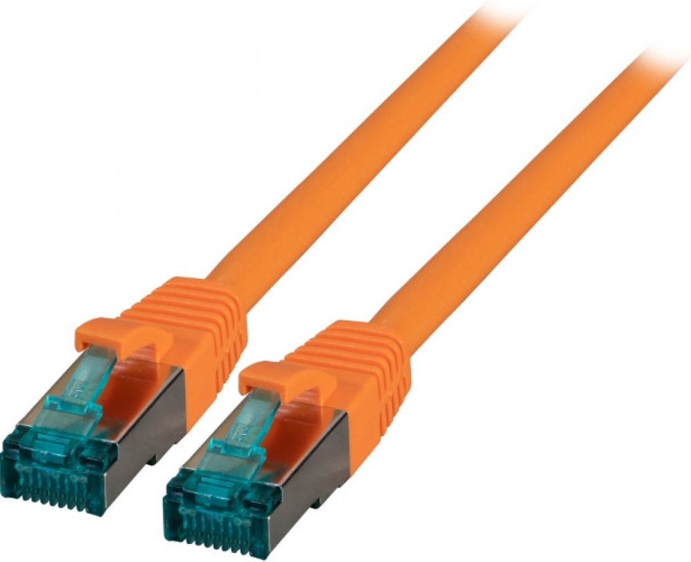 EFB RJ45 Patchkabel S/FTP, Cat.6A, LSZH, 1,5m, oranje