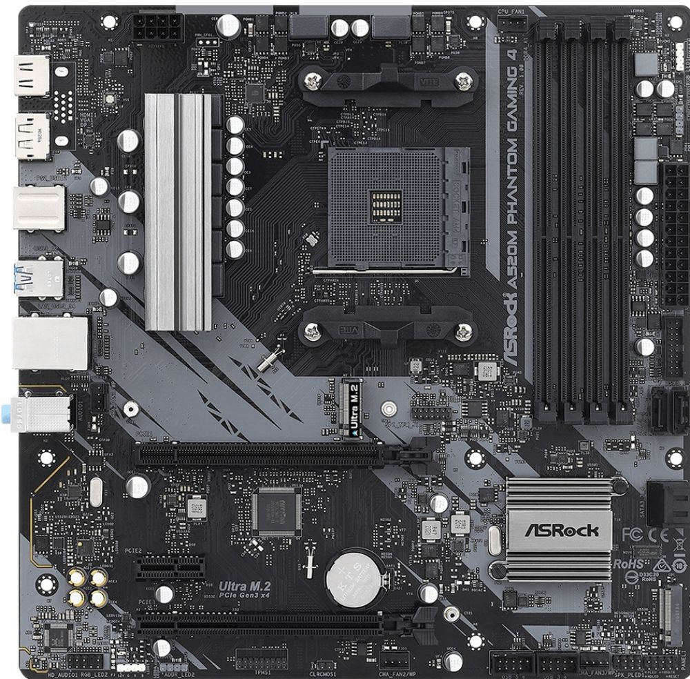 ASROCK A520M Phantom Gaming 4 - Moederbord