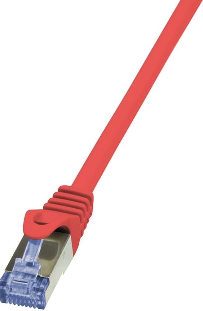 LogiLink CAT6A S/FTP Patchkabel AWG26 PIMF rood 1,00m