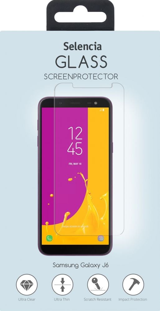 Selencia Gehard Glas Screenprotector Samsung Galaxy J6
