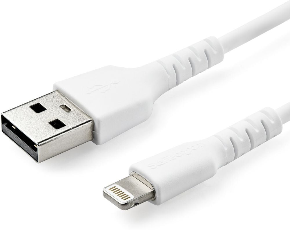 StarTech.com Premium USB-A naar Lightning Kabel 1m Wit - USB Type A naar Lightning Charge & Sync Oplaadkabel