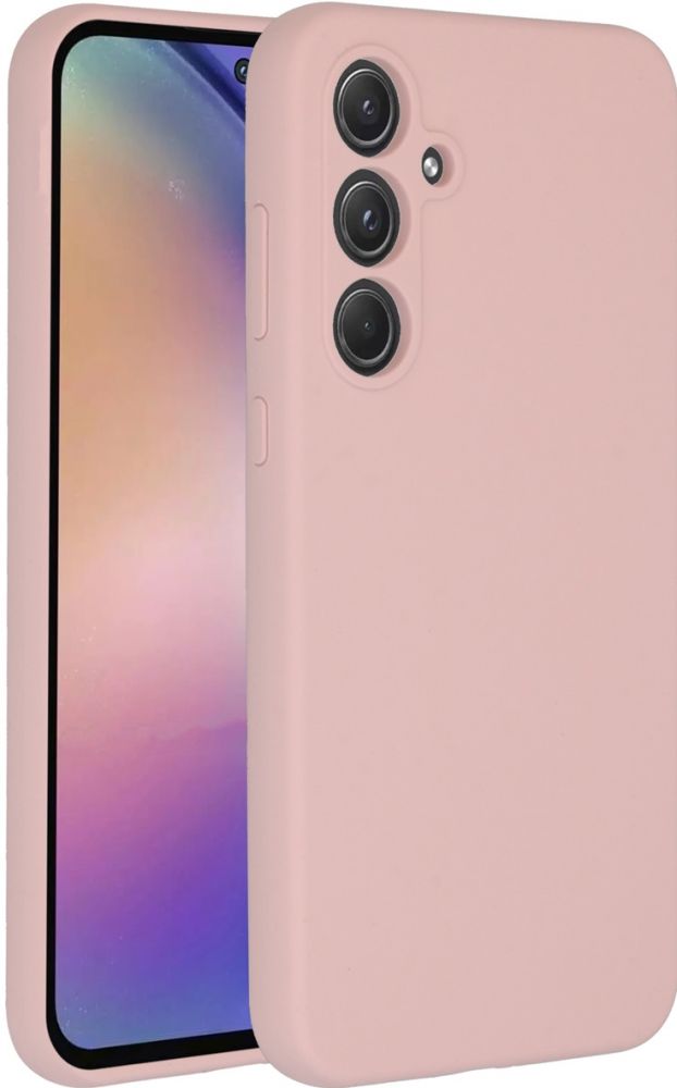 Accezz Liquid Silicone Backcover Samsung Galaxy A55 - Roze