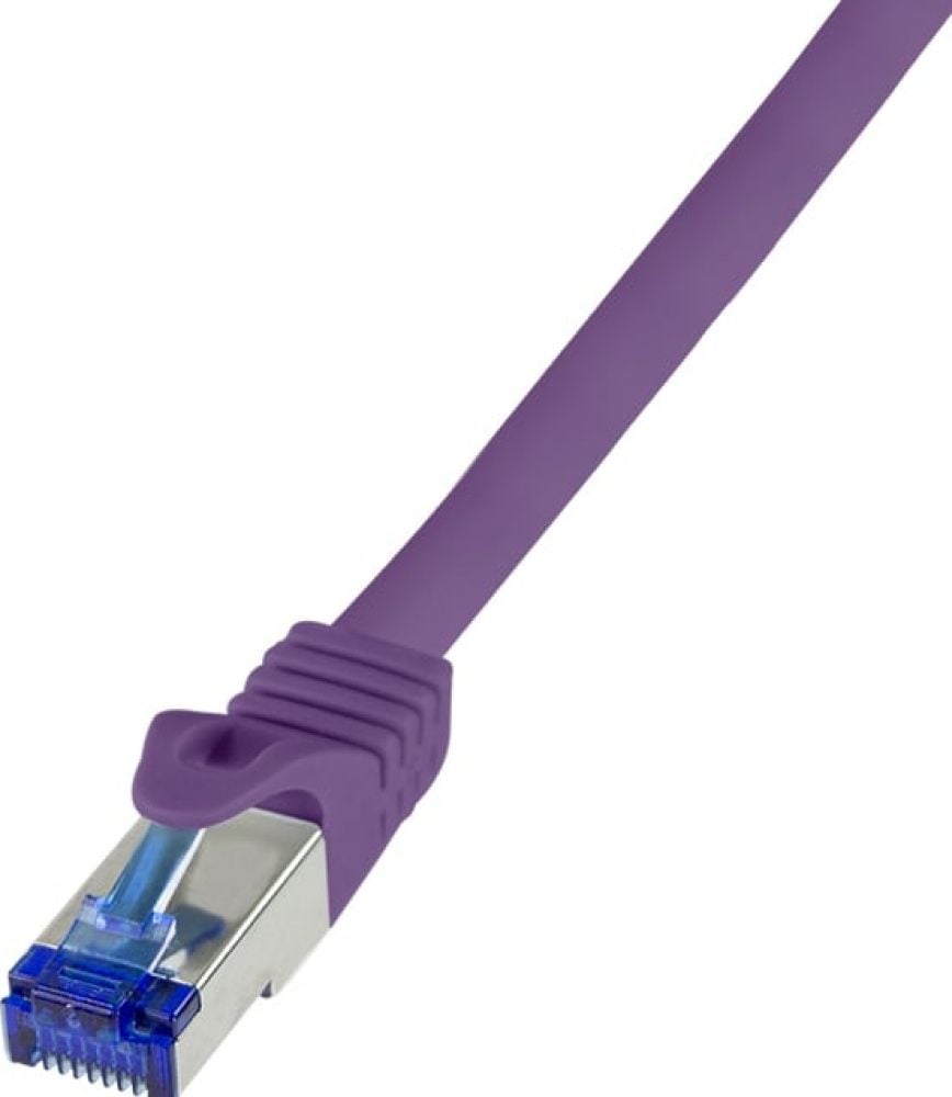 Logilink Patchkabel Ultraflex, Cat.6A, S/FTP, violett, 3 m