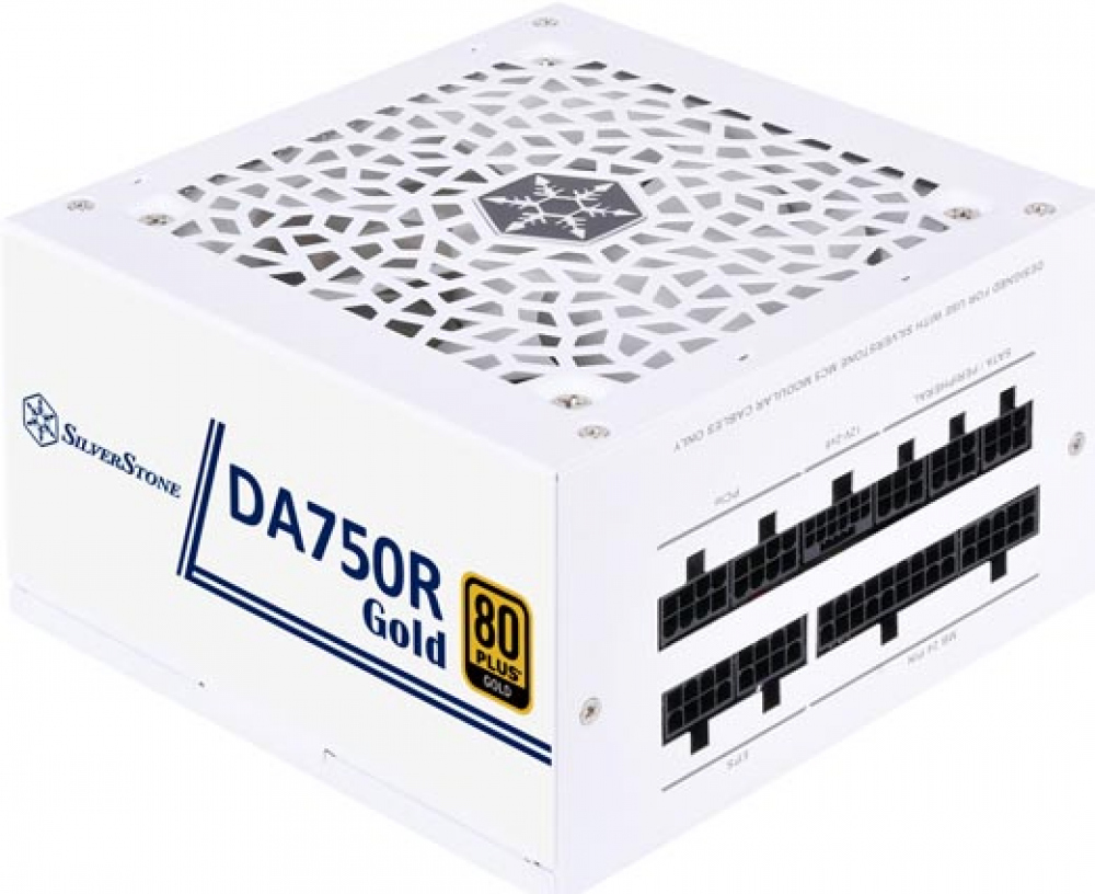 SilverStone DA750R Gold White - Voeding