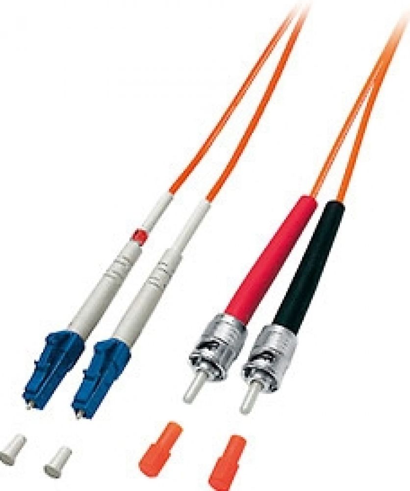 Equip LWL Patchkabel LC -> ST 5,00m Multimode Duplex O