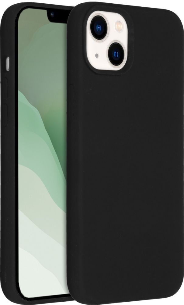 Accezz Liquid Silicone Backcover iPhone 14 Plus - Zwart