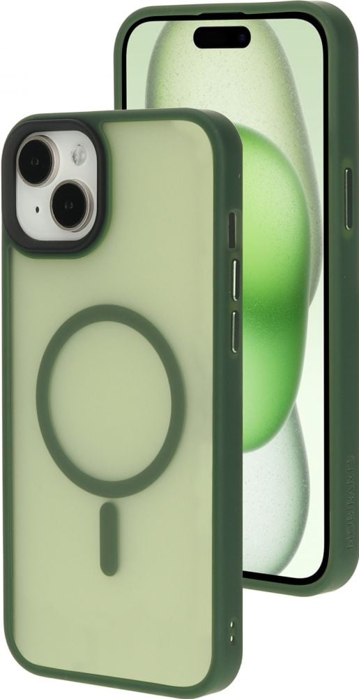 Hardcover met Corner Protection en geschikt voor MagSafe voordelen: + Transparante frosted afwerking: frisse uitstraling en tijdloos ontwerp + MagSafe
