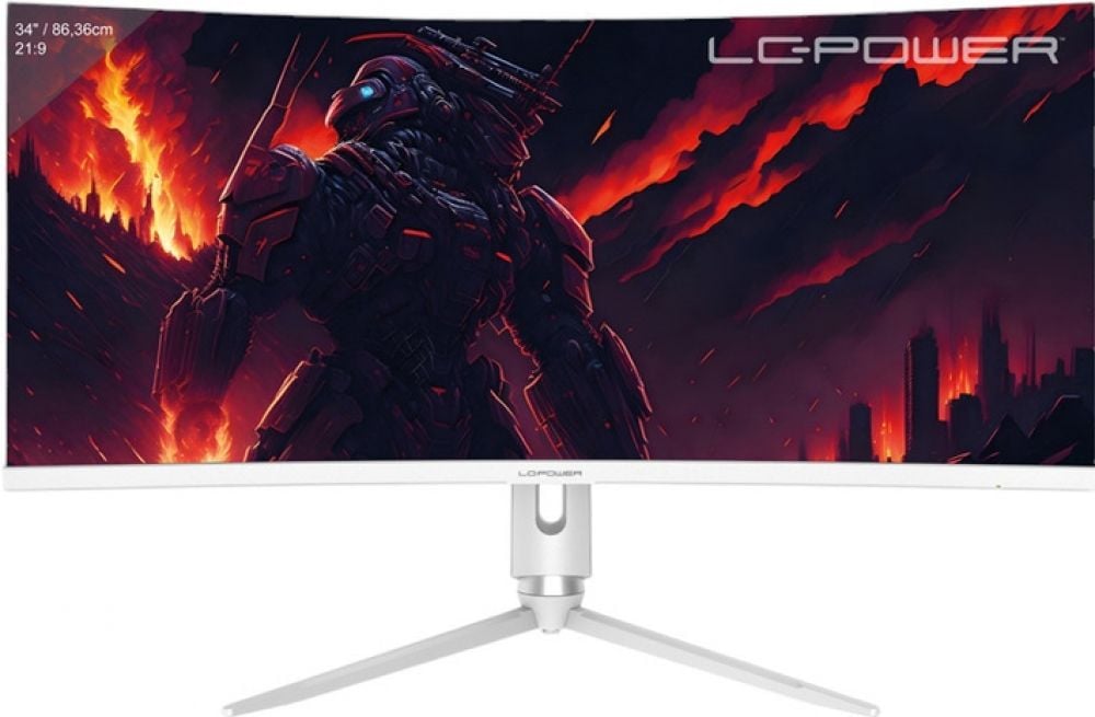 LC-Power 86,36cm (34") LC-M34-Q-C-PRO DP+HDMI+USB-A/-C+RJ45