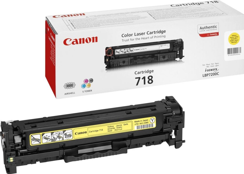 Canon 718 Yellow - Tonercartridge
