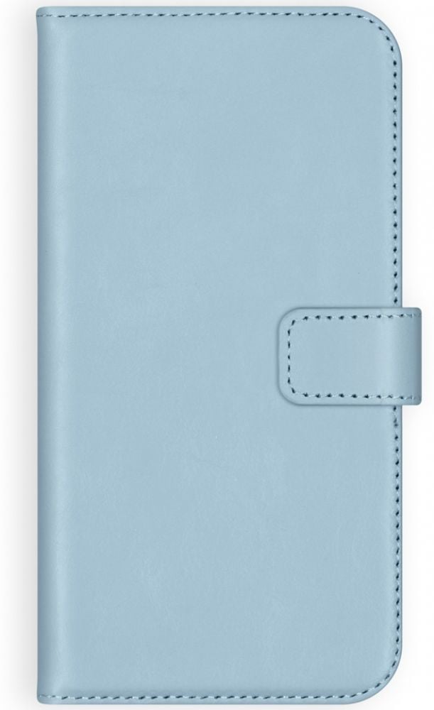 Selencia Echt Lederen Bookcase Samsung Galaxy A51 - Lichtblauw