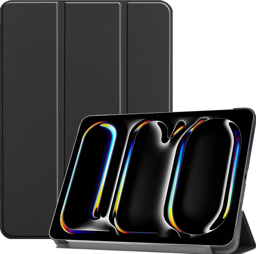 Accezz Trifold Bookcase iPad Pro 13 (2024) M4 - Zwart