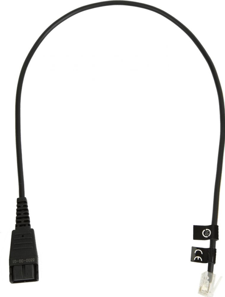 Jabra QD cord naar RJ10 - Kabel voor headset