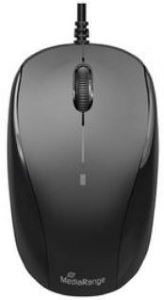 MediaRange muis USB 2.0 3 toetsen, zwart
