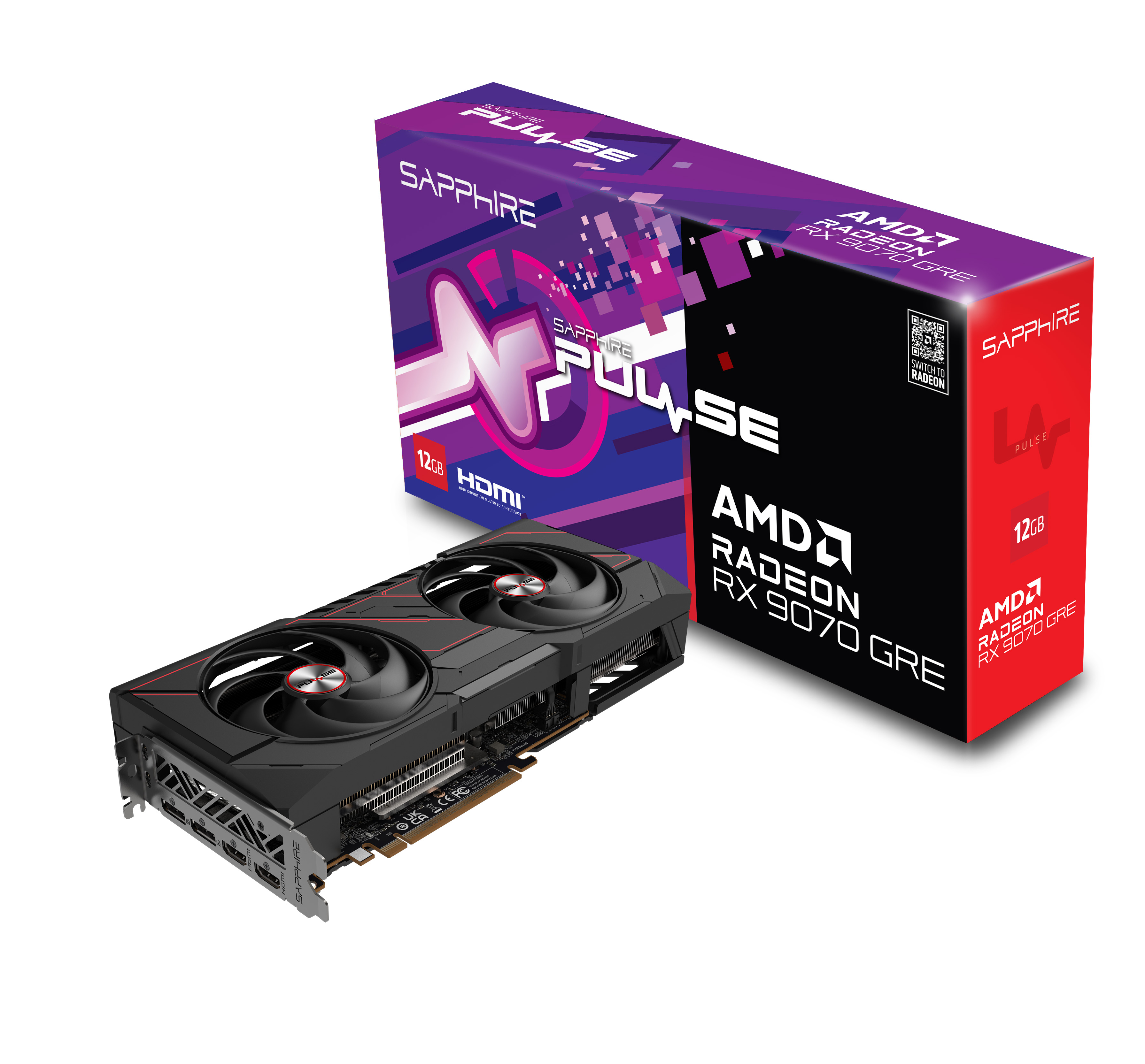 Sapphire Pulse Radeon RX 9070 GRE  - Videokaart