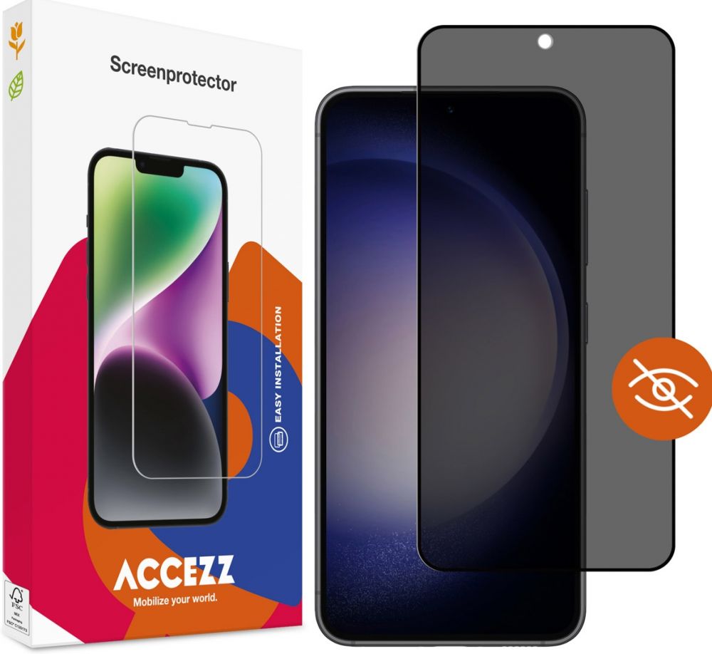 ACCEZZ Accezz Gehard Glas Privacy Screenprotector Samsung Galaxy S22 / S23