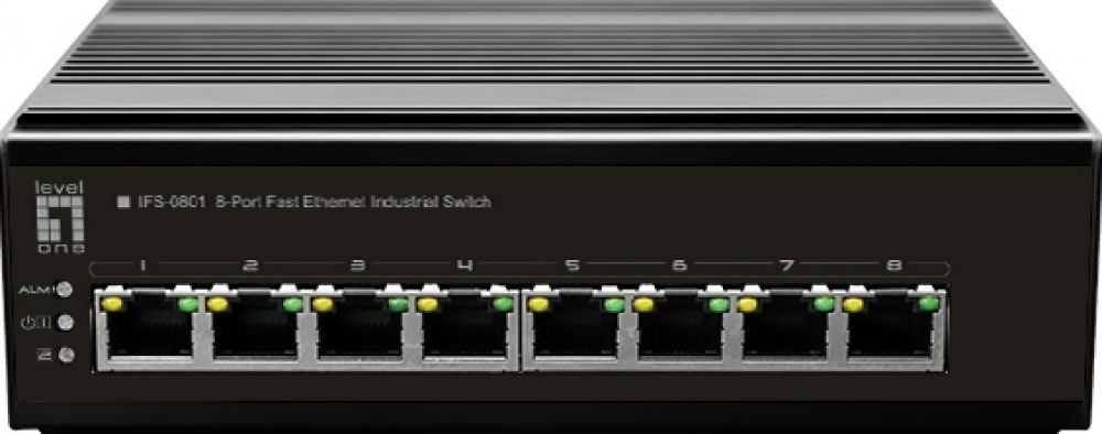 LevelOne Switch 8x FE IFS-0801 8x 10/100BASE-TX