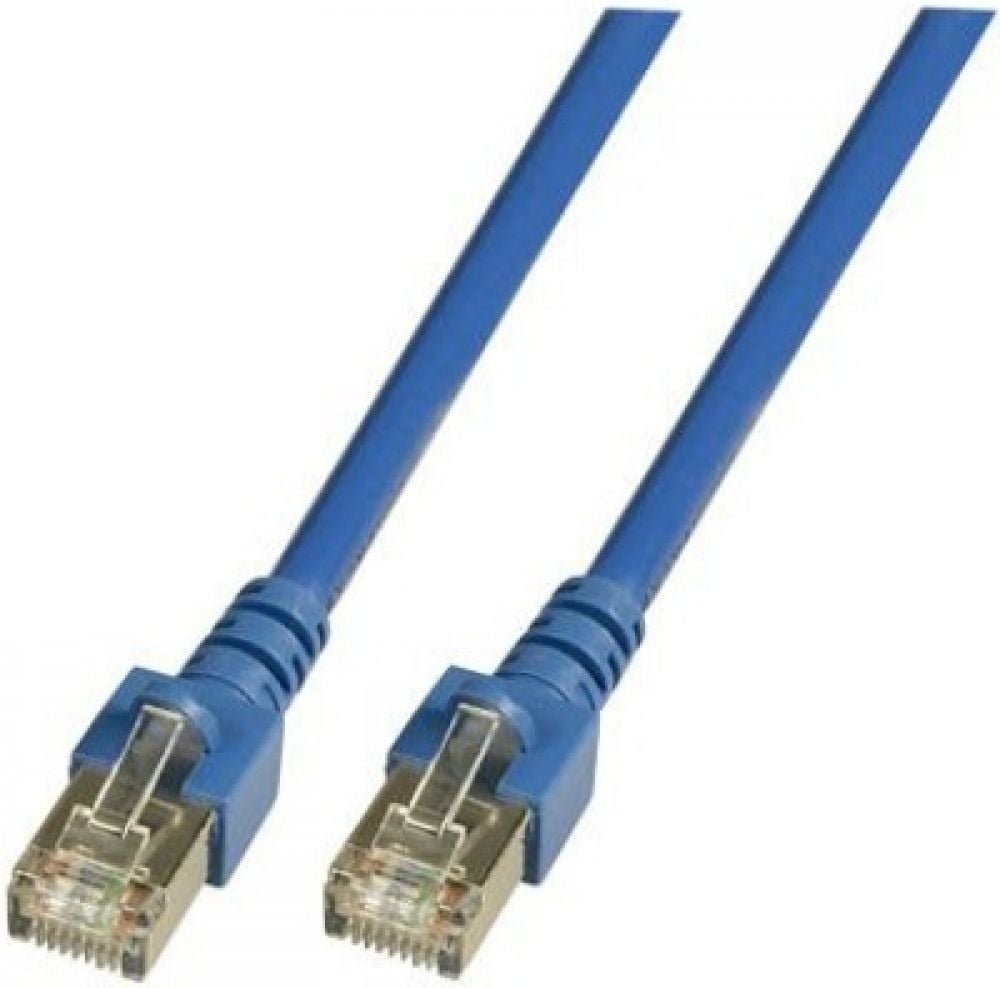 EFB RJ45 Patchkabel SF/UTP, Cat.5e, PVC, CCA, 0,5m, blauw
