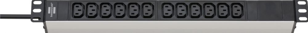 Alu-Line 19" Rack Mount Power Strip | IEC-320-C14 to 12x IEC-320-C13