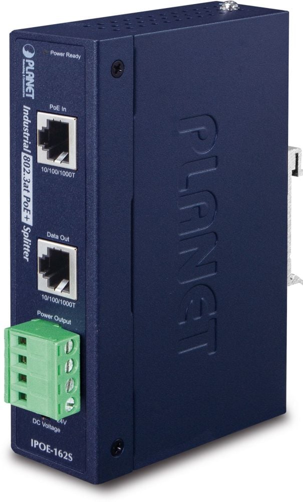 PLANET IPOE-162S - PoE splitter ( monteerbaar op DIN-rails )