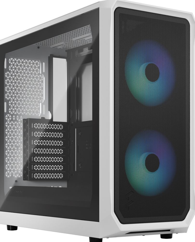 Fractal Design Focus 2 RGB White TG Clear Tint - Behuizing