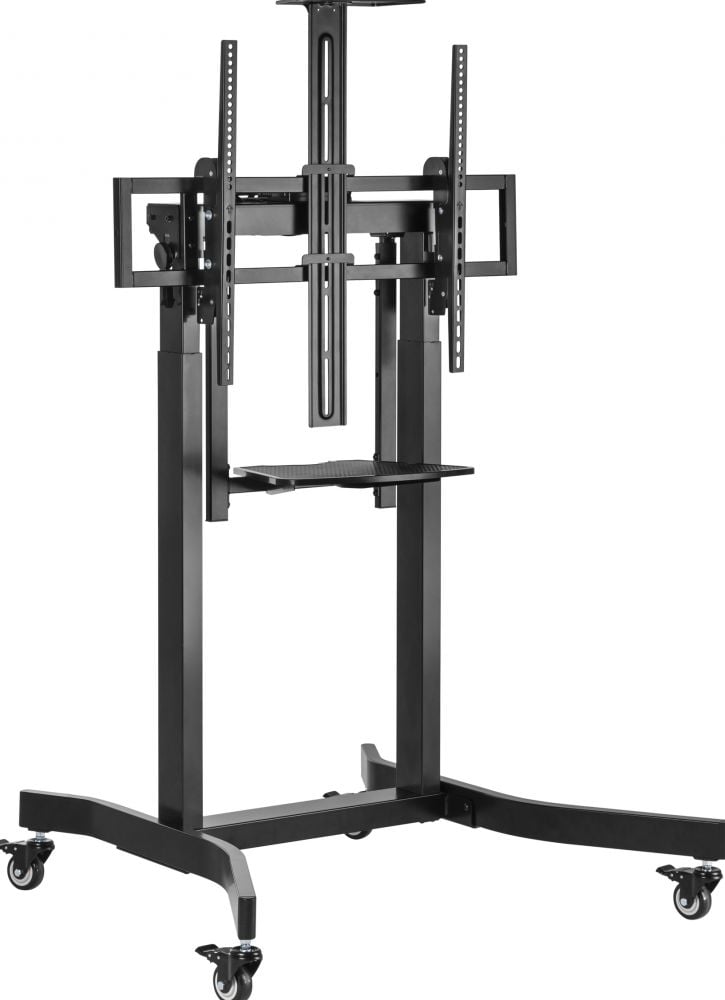 Equip Bodenstandhalter 55-100"/ 1TFT 120kg 1Ablage zwart