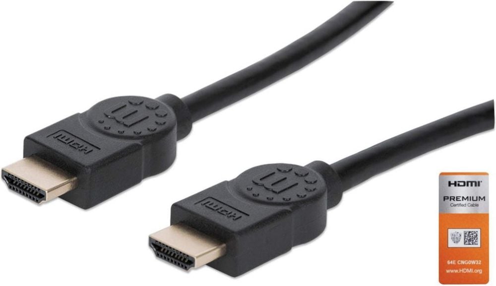 Manhattan Premium HDMI-Kabel Ethernet-kanaals 4K@60HZ 5m