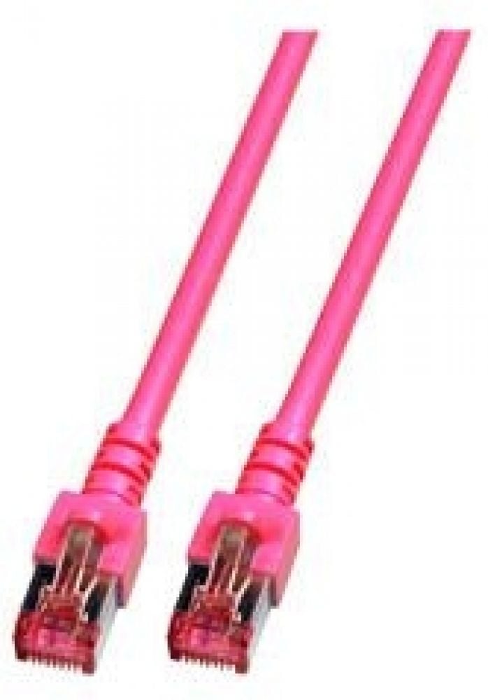 EFB RJ45 Patchkabel S/FTP, Cat.6, LSZH, 7,5m, magenta