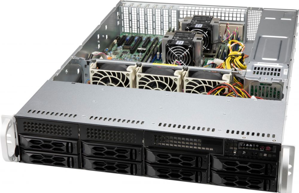 Server Behuizing Super Micro 2U/1x600W/8x3.5" LA25TQC-R609LP