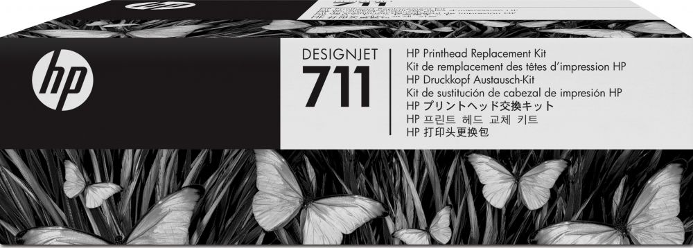 HP 711 - Zwart, geel, cyaan, magenta