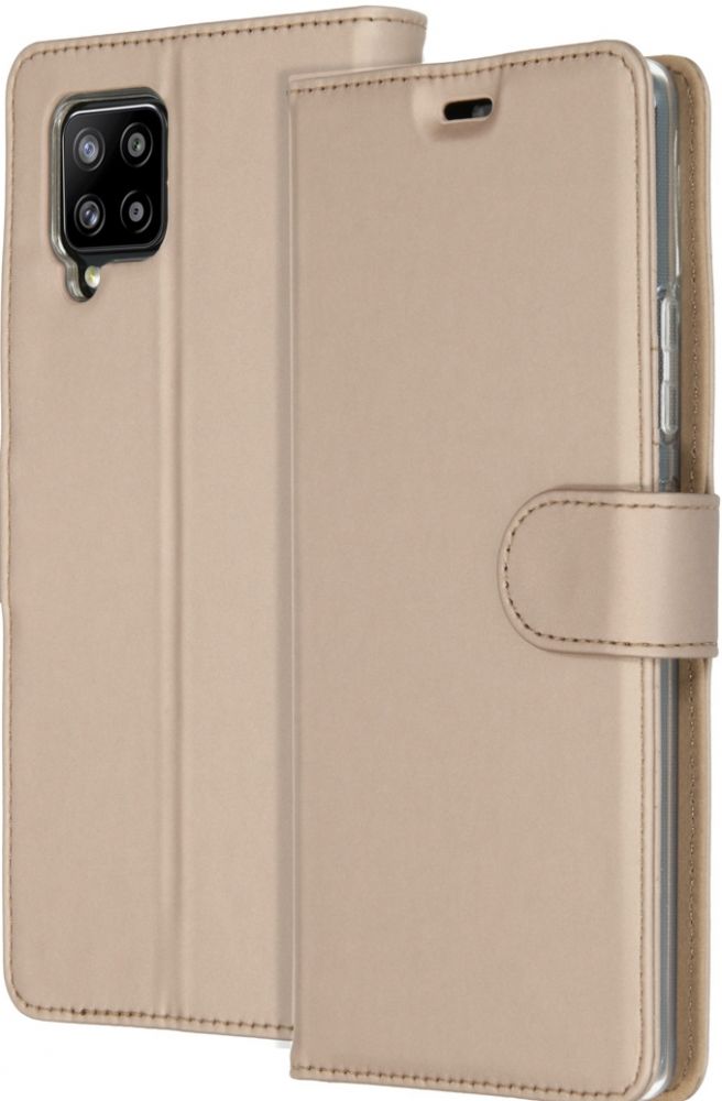 Accezz Wallet Softcase Bookcase Samsung Galaxy A42 - Goud