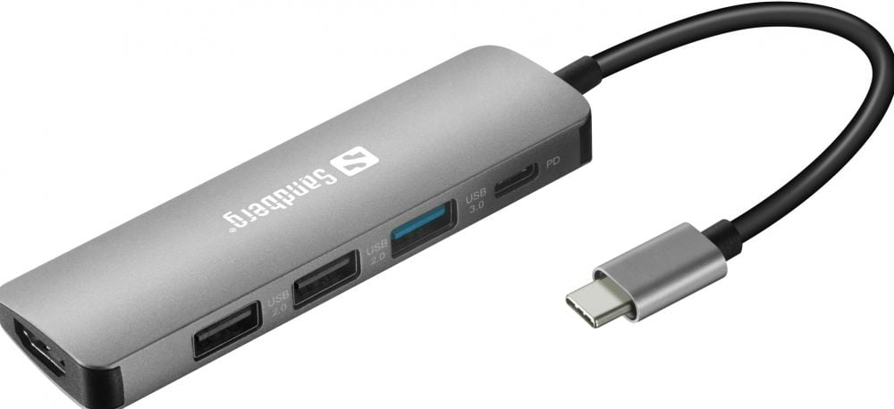 USB-C Dock HDMI+3xUSB+PD 100W